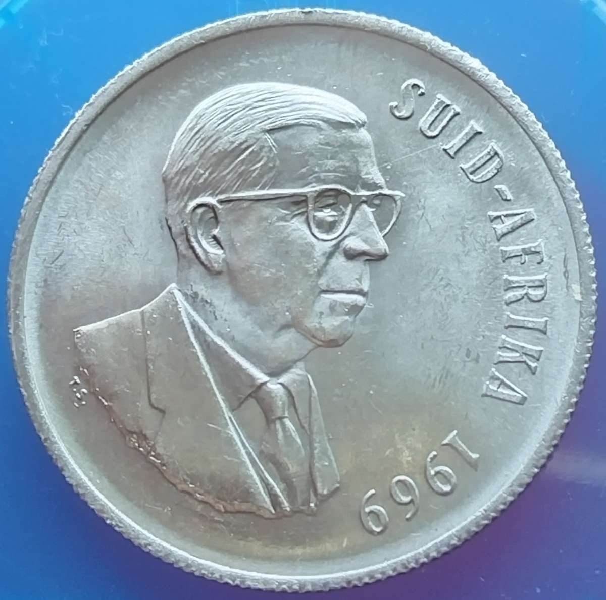 1969  SILVER   R1   COIN   (Afrikaans)       16140