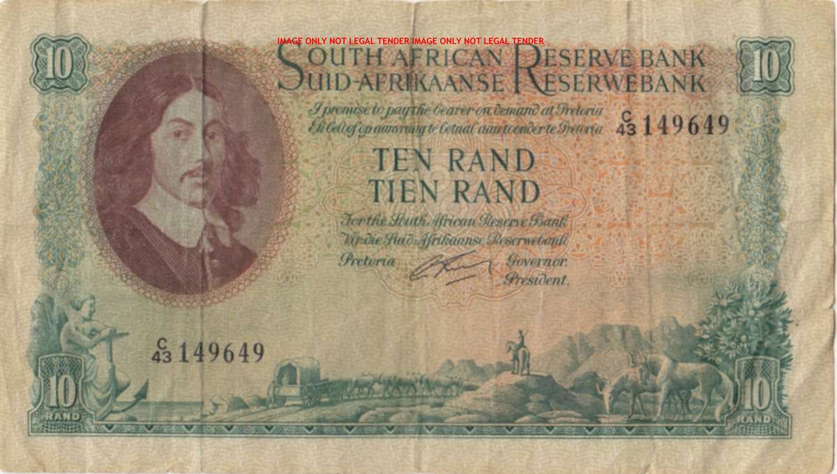 G RISSIK      R10  Banknote     C43 149649       SET019