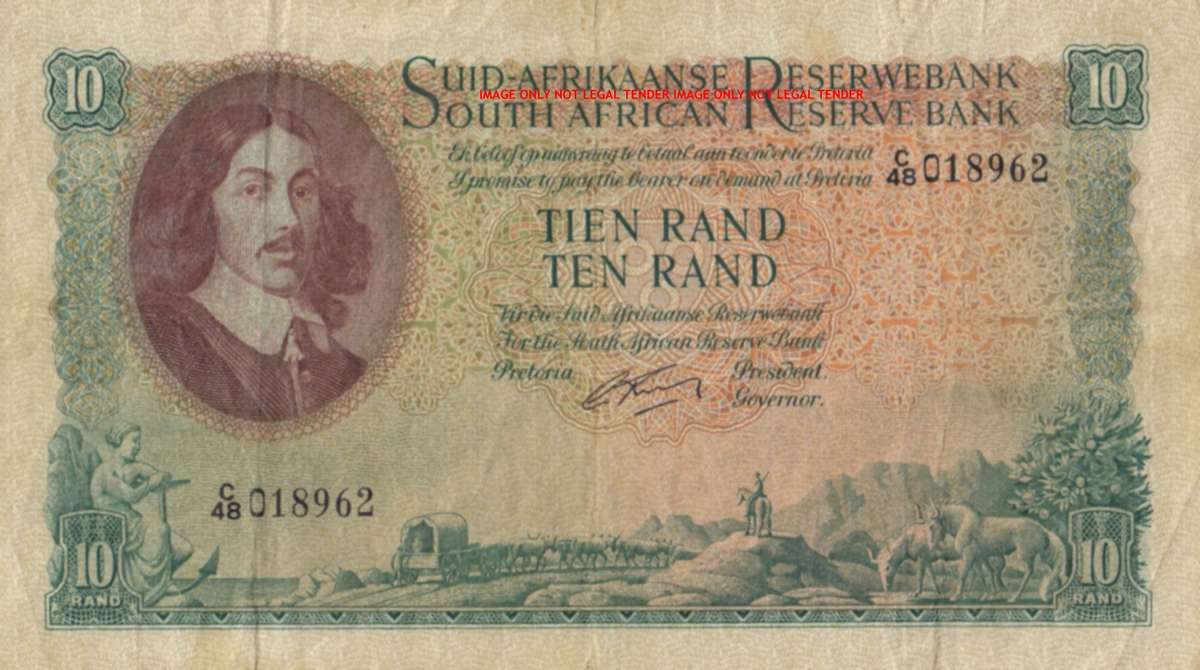 G RISSIK      R10  Banknote     C48 018962      SET040