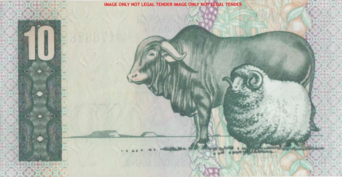 TW DE JONGH      R10 Banknote      C297 178878        SET032