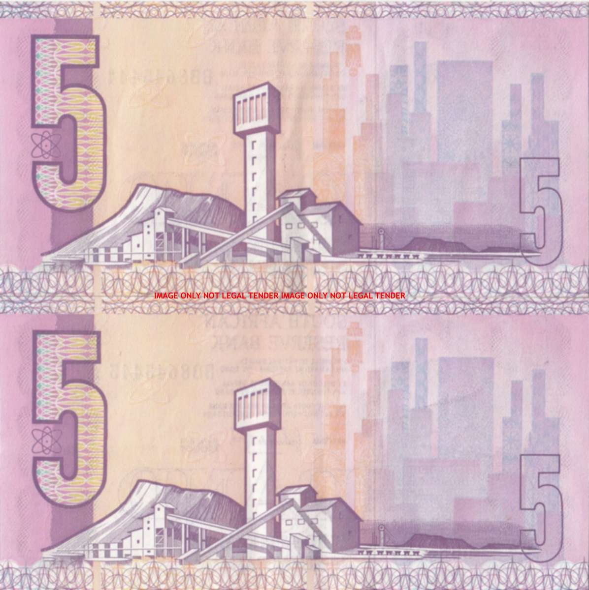 GPC DE KOCK  R5 BANKNOTES IN SEQUENCE                  SET039C