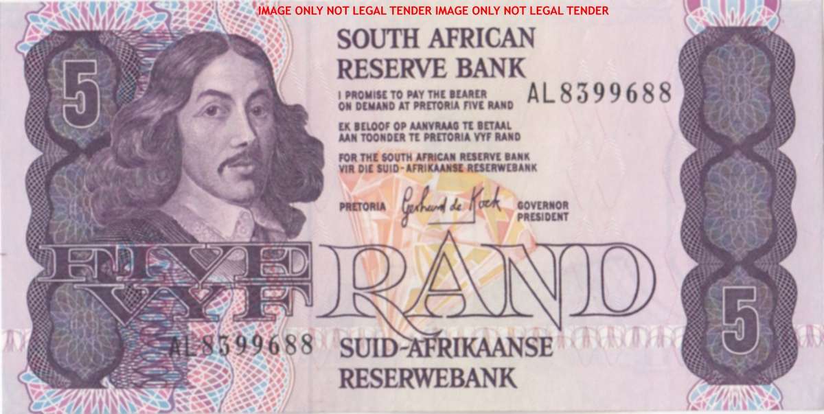 GPC DE KOCK     R5 Banknote      AL8399688       SET006