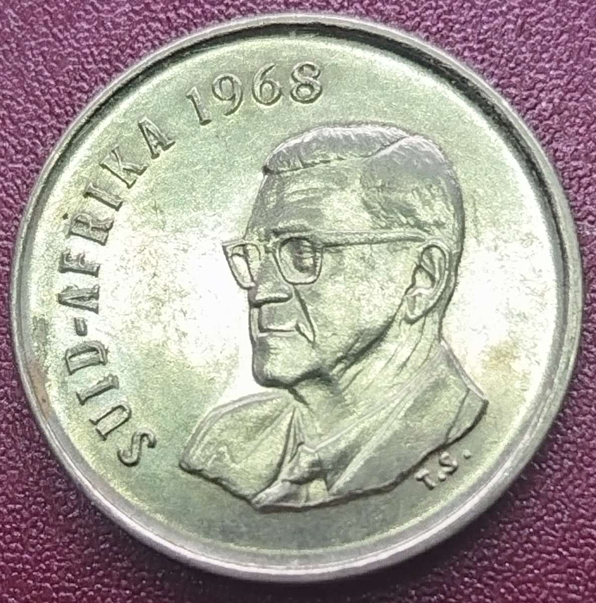 1968   5c   COIN   (Afrikaans)       SUN16193~