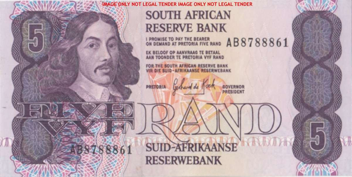 GPC DE KOCK     R5 Banknote      AB8788861       SET006