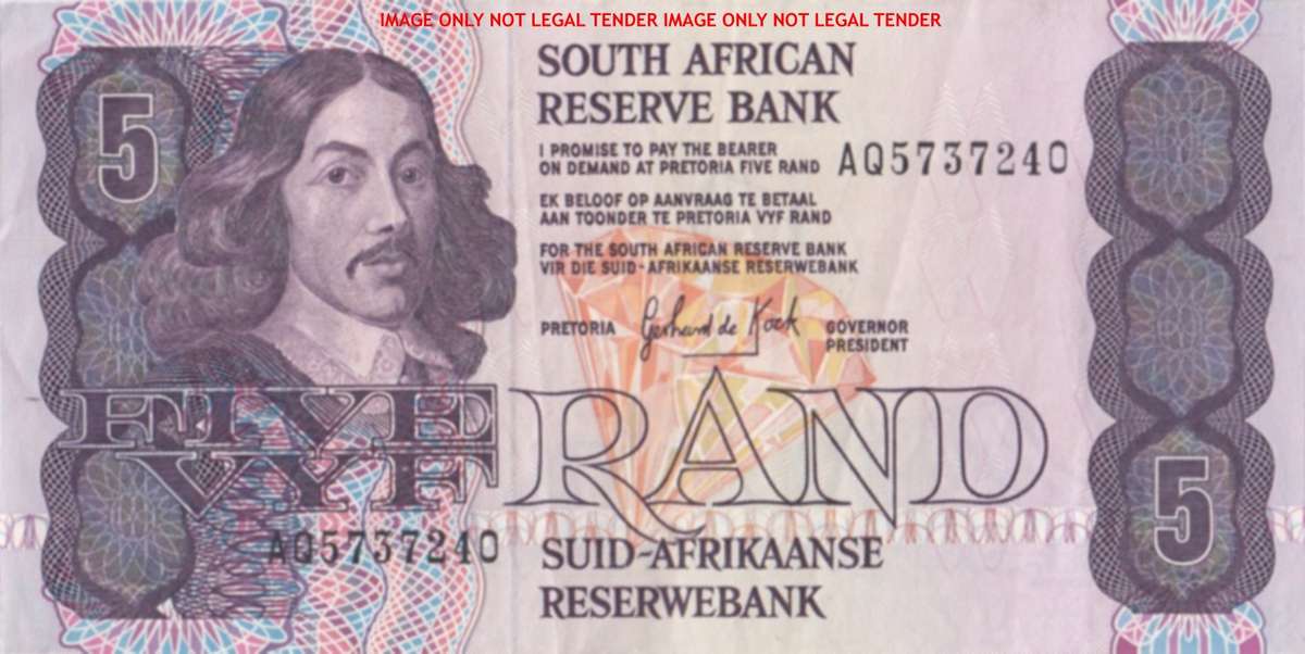 GPC DE KOCK     R5 Banknote      AQ5737240      SET011