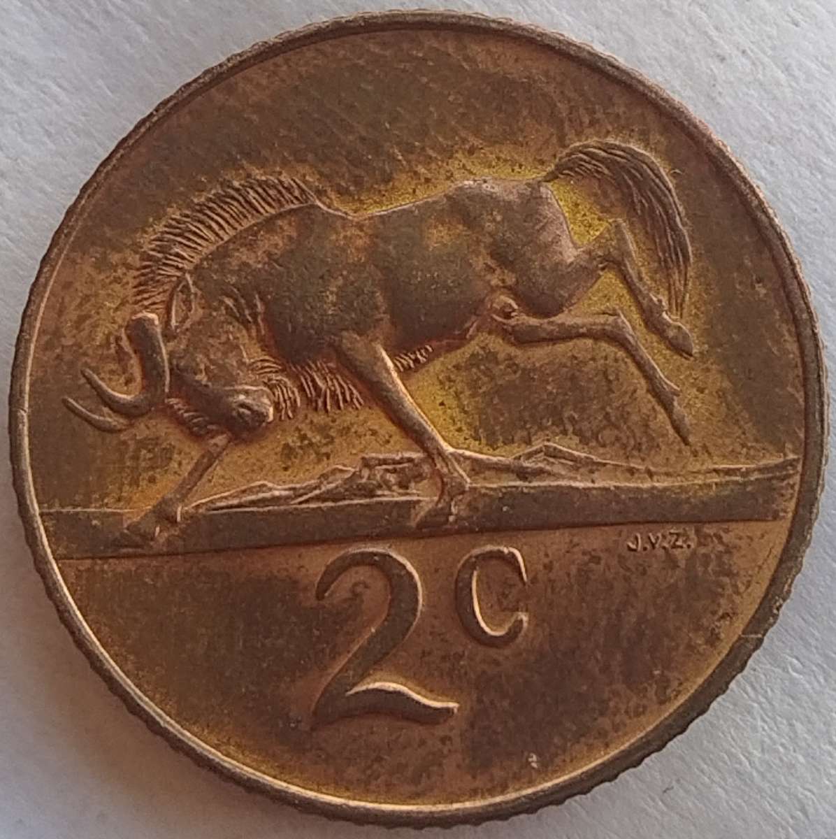 1968   2c   COIN   (Afrikaans)       SUN16247