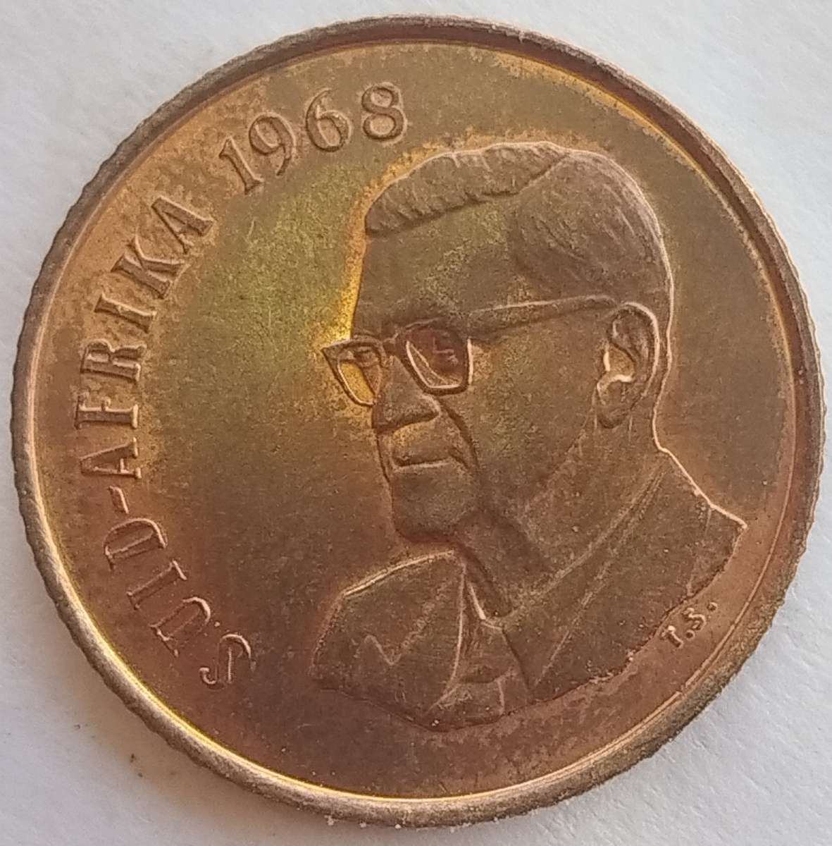 1968   2c   COIN   (Afrikaans)       SUN16247