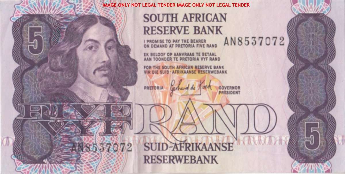 GPC DE KOCK     R5 Banknote      AN8537072         SET013