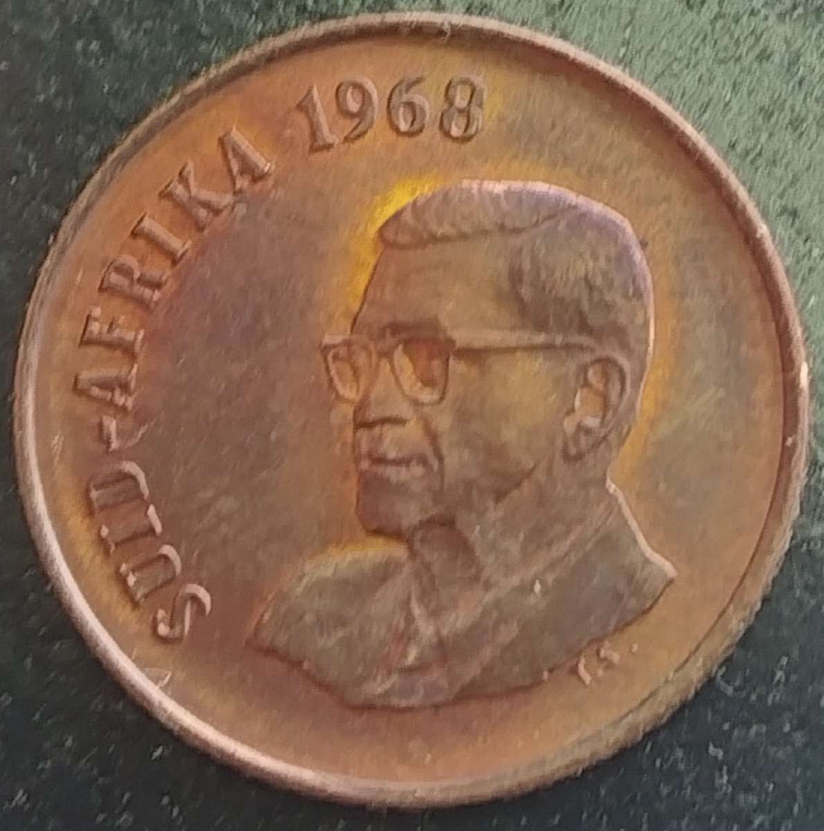 1968   1c   COIN   (Afrikaans)       SUN16324