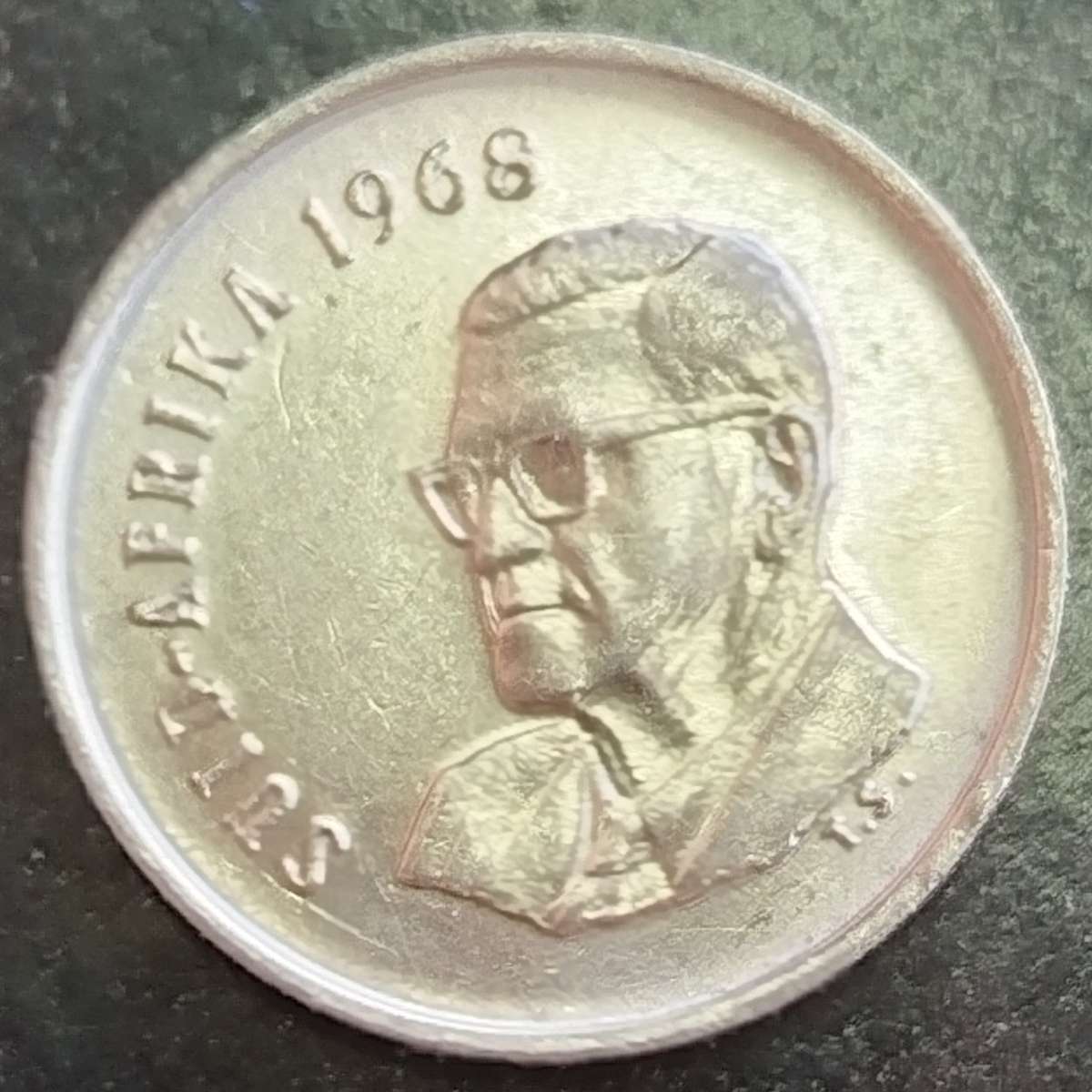 1968   5c   COIN   (Afrikaans)       SUN16333