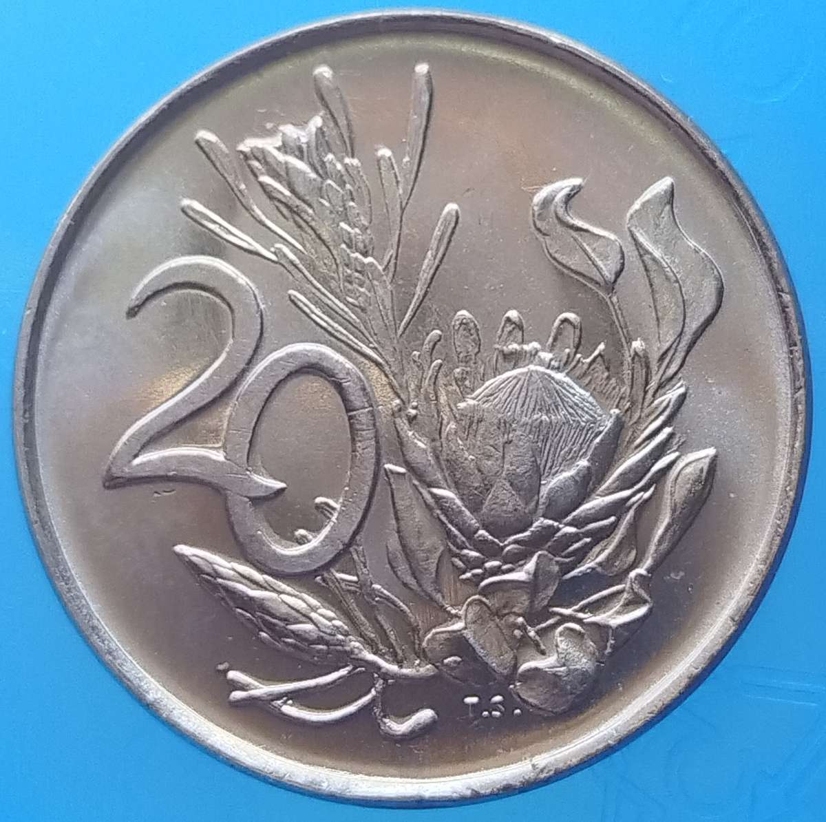 1976   20c   COIN  RSA                    SUN16589~