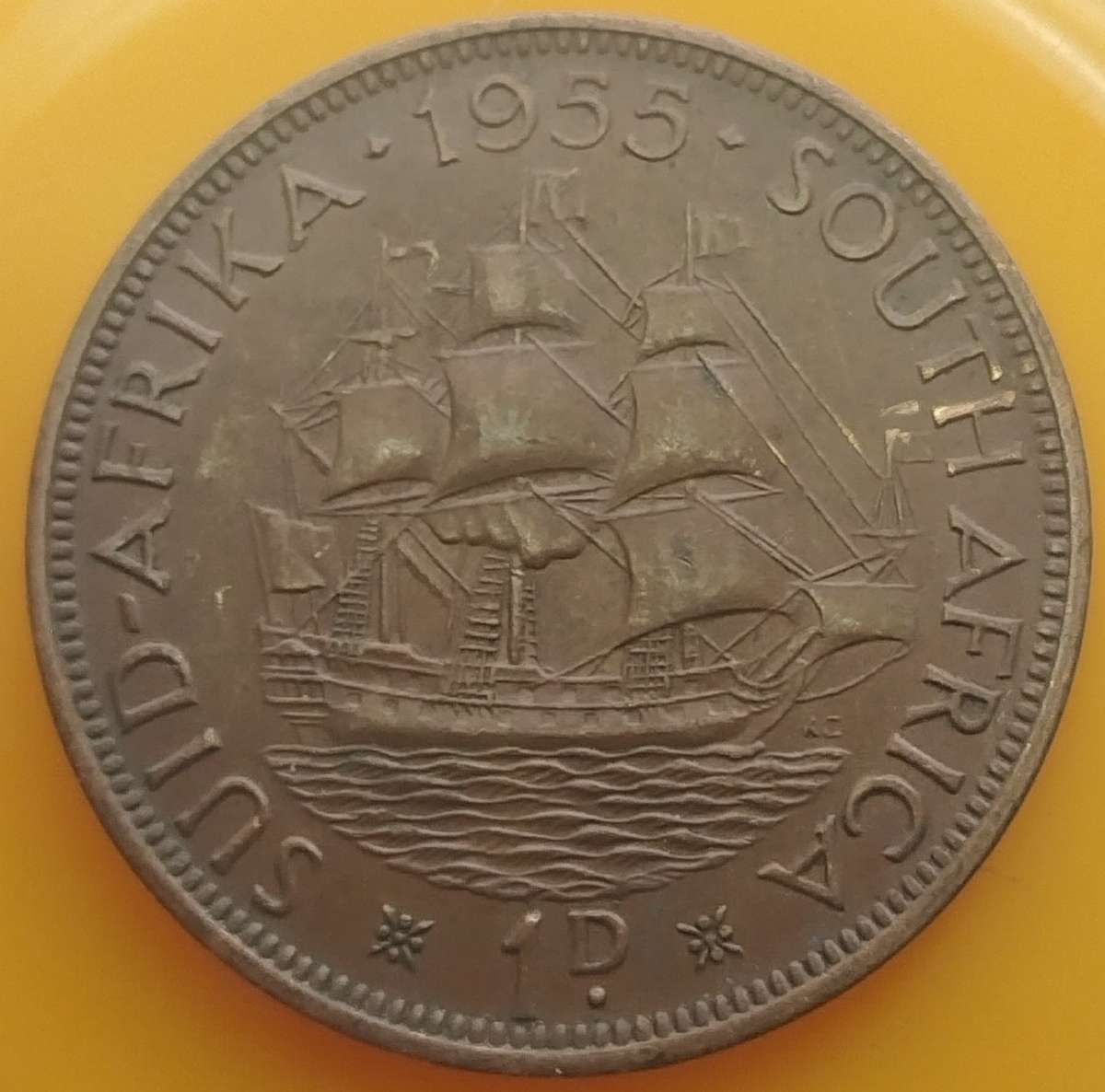 1955     PENNY  COIN        SA                       SUN16607