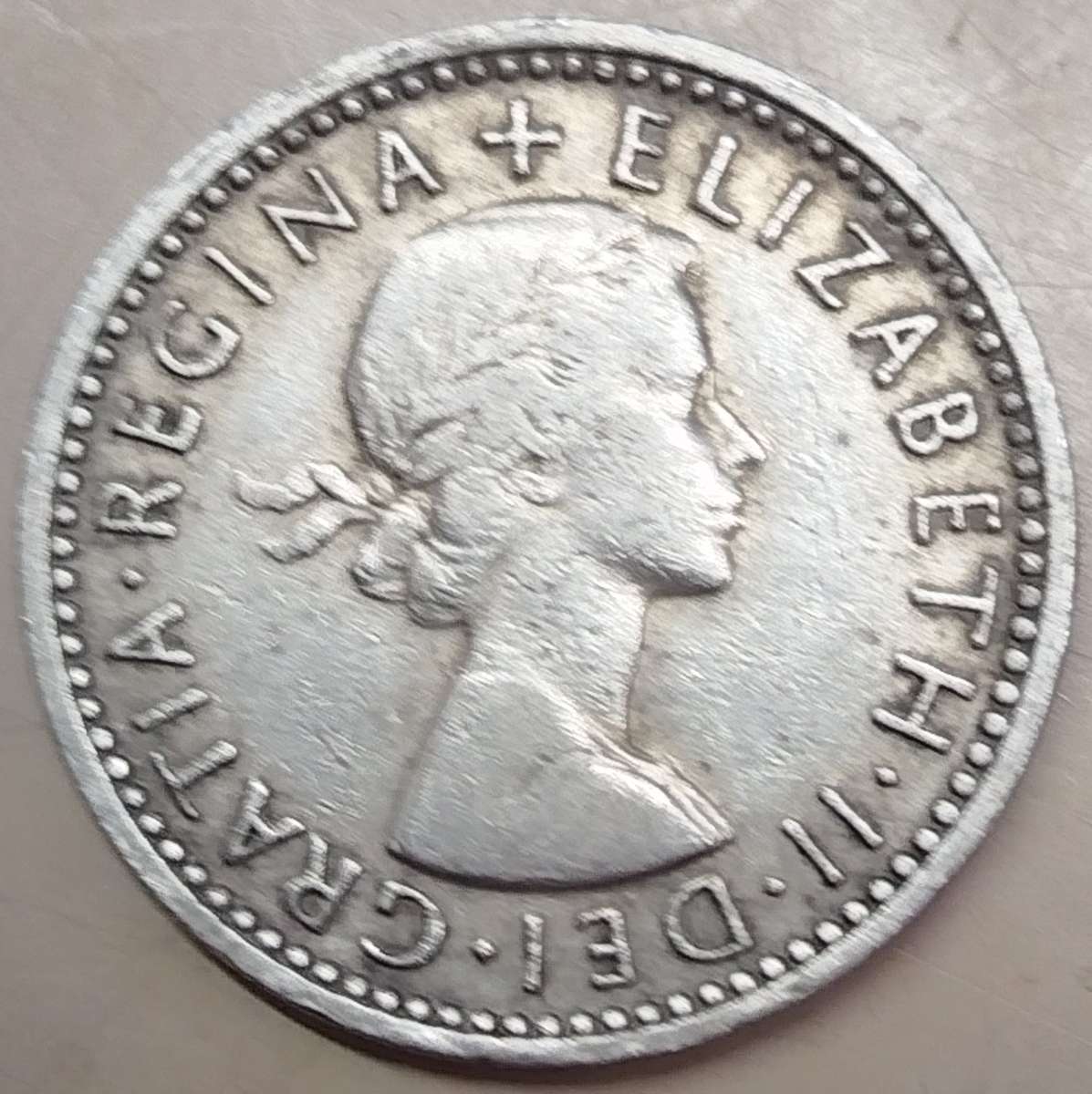 1956 -   SIX PENCE Coin      United Kingdom         SUN16736