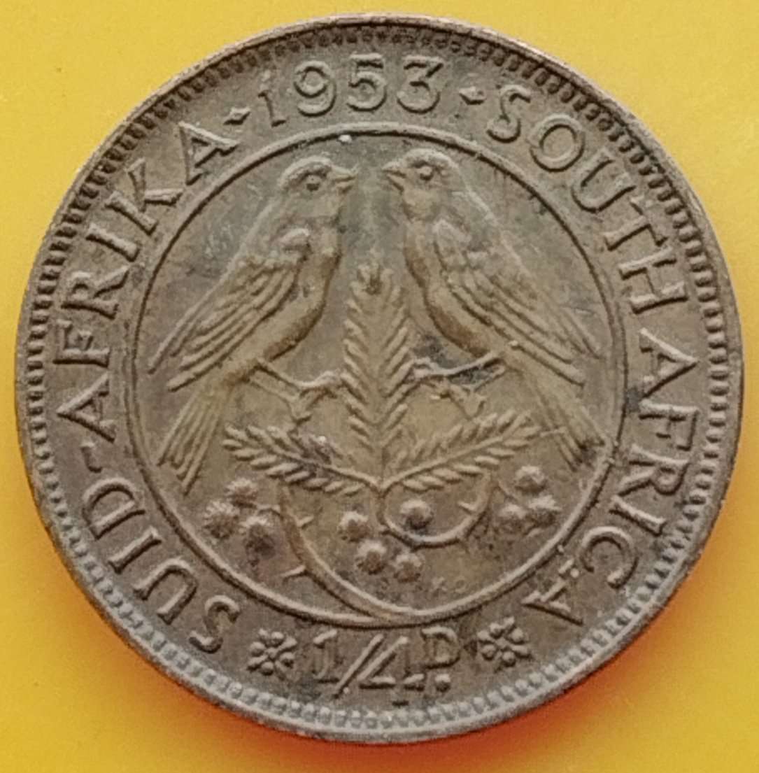 1953      QUARTER  PENNY  COIN        SA                       SUN16842