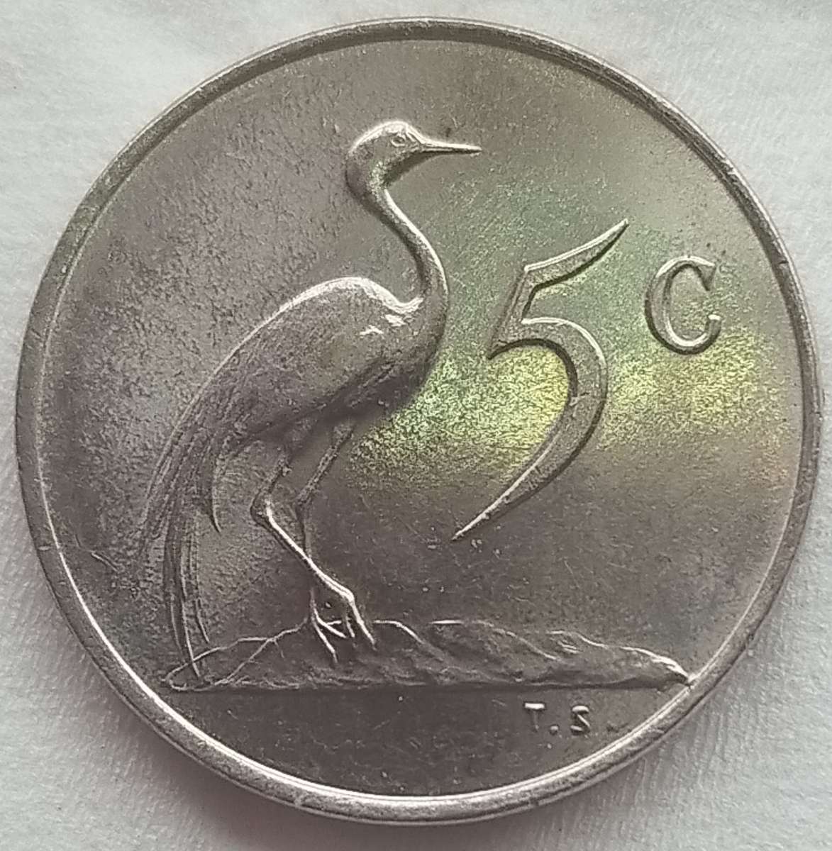 1965   5c   COIN   (Afrikaans)       SUN17131