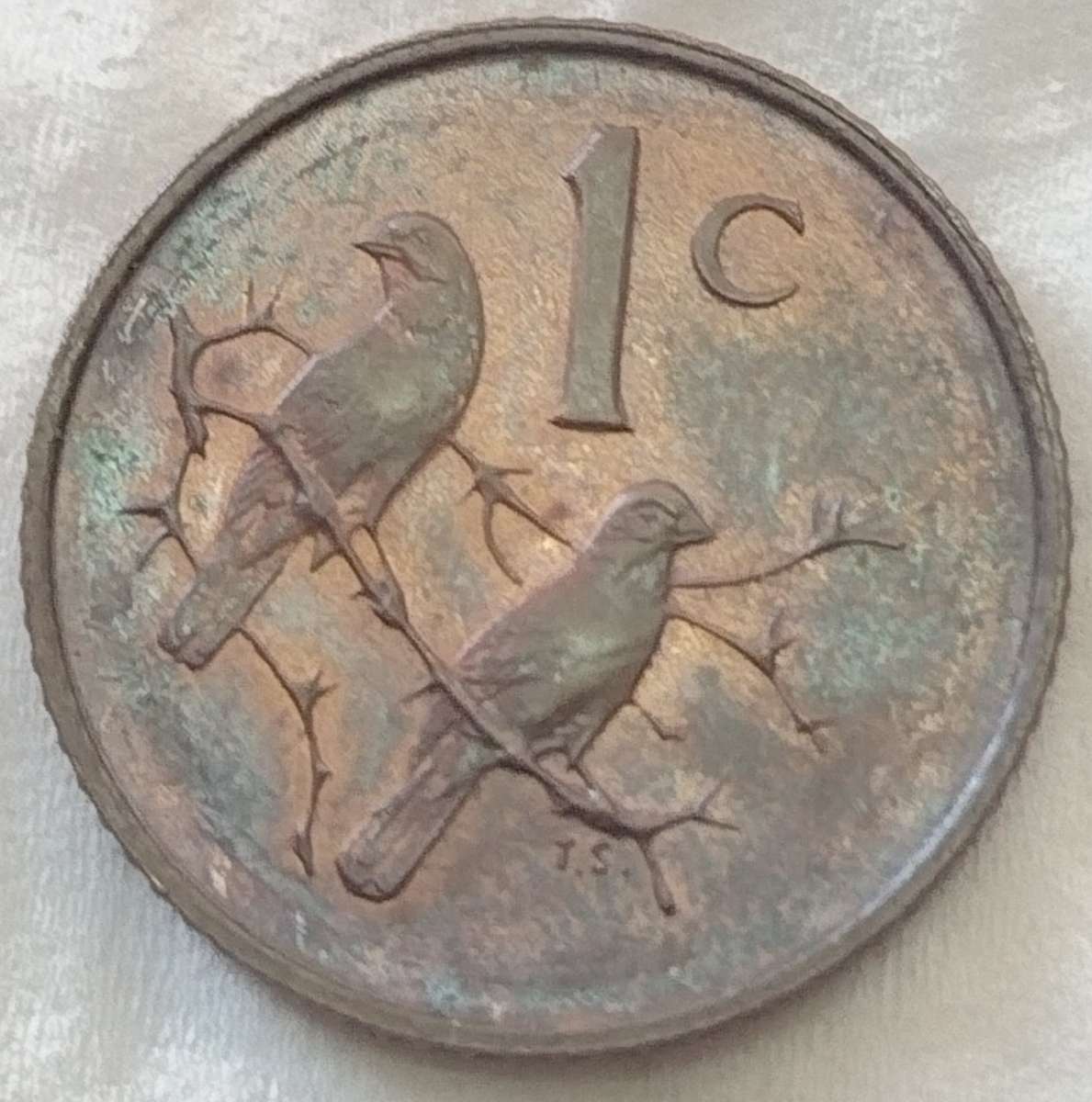 1966   1c   COIN   (Afrikaans)       SUN17162~