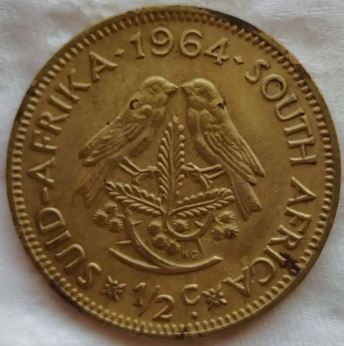 1964  1/2 CENT      RSA       SUN17217
