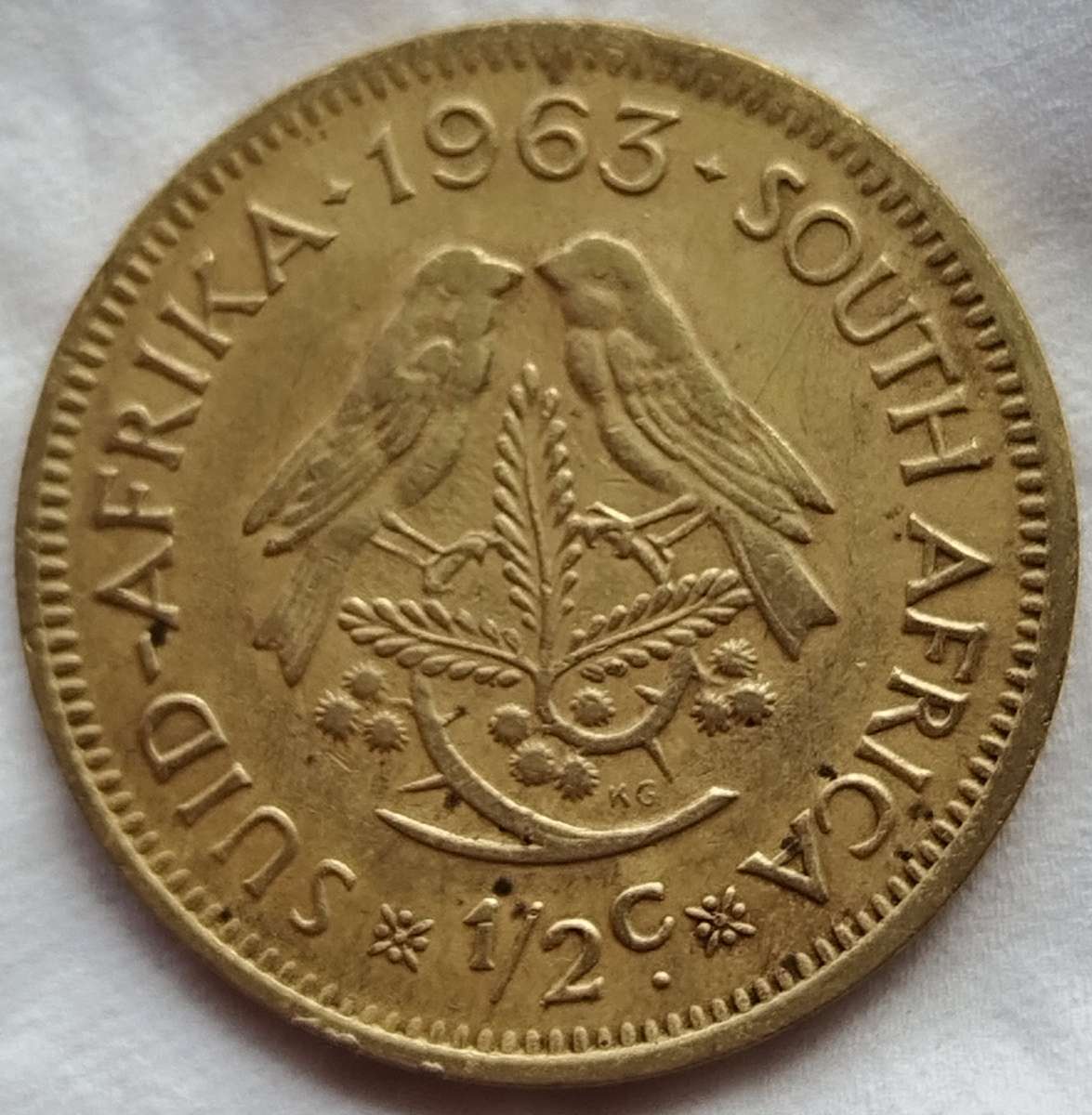 1963  1/2 CENT      RSA       SUN17245