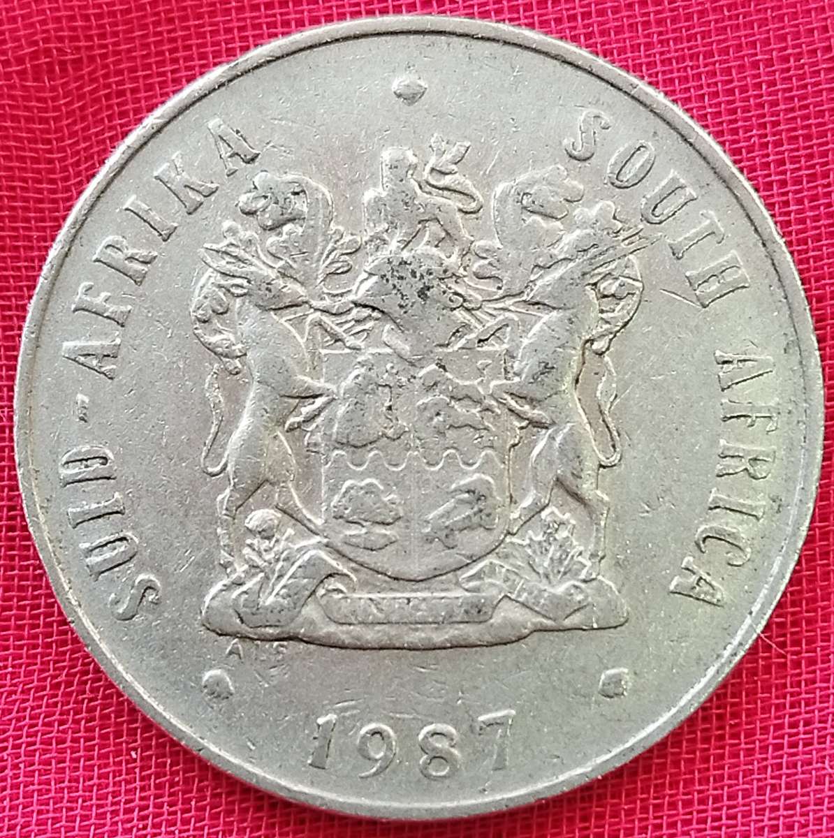 1987  20c   Coin     RSA           SUN17435