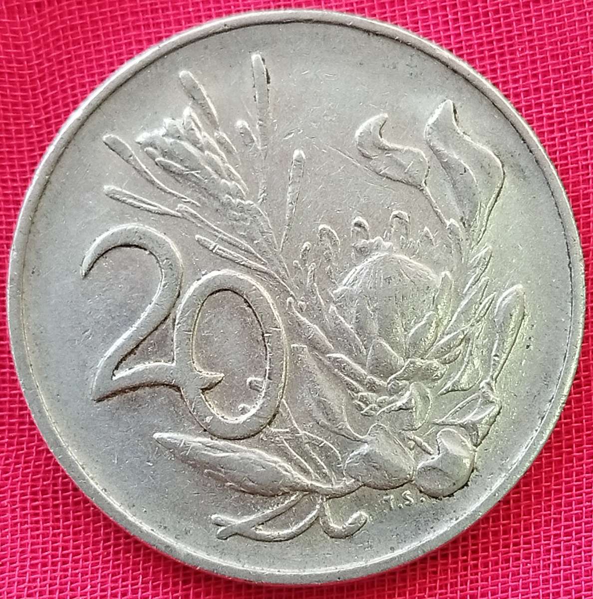 1987  20c   Coin     RSA           SUN17435