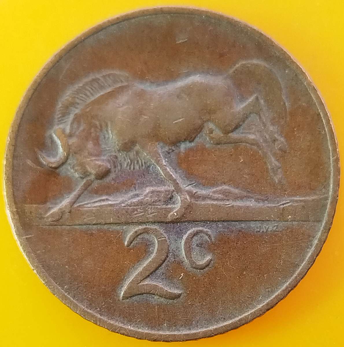 1965   2c   COIN   (Afrikaans)       SUN17454