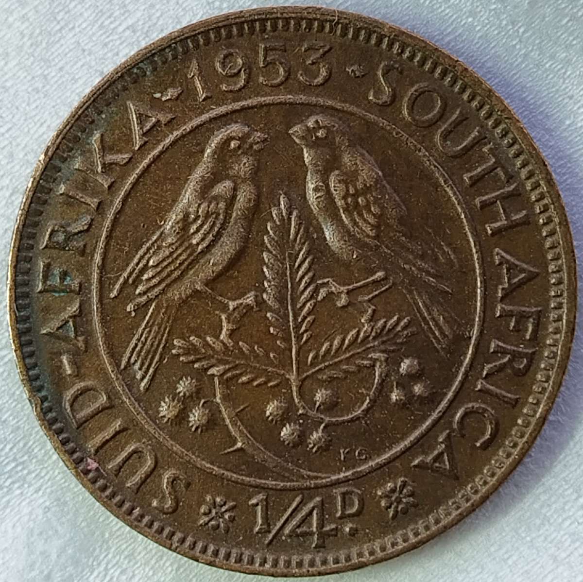 1953      QUARTER  PENNY  COIN        SA                       SUN17456
