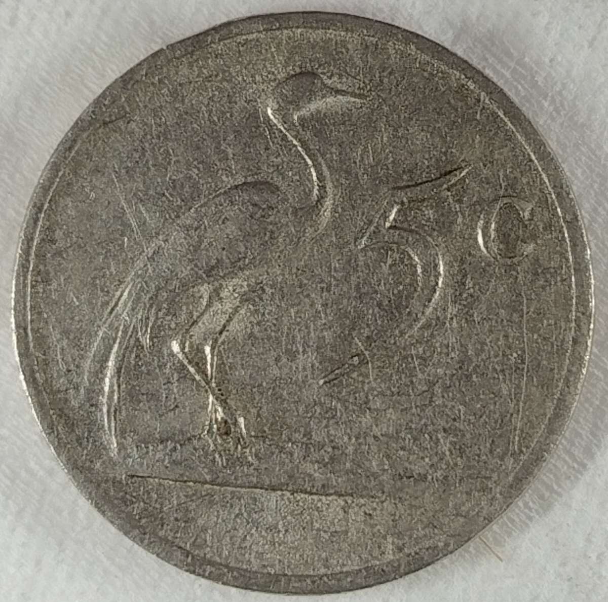 1986   5c   Coin     RSA           SUN17471~