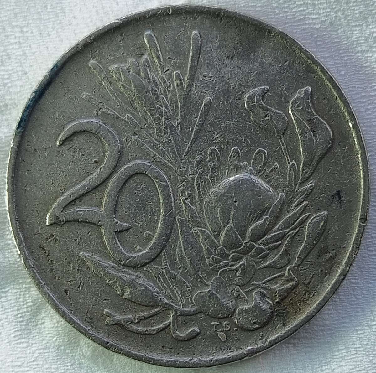 1971   20c   Coin    RSA         SUN17474