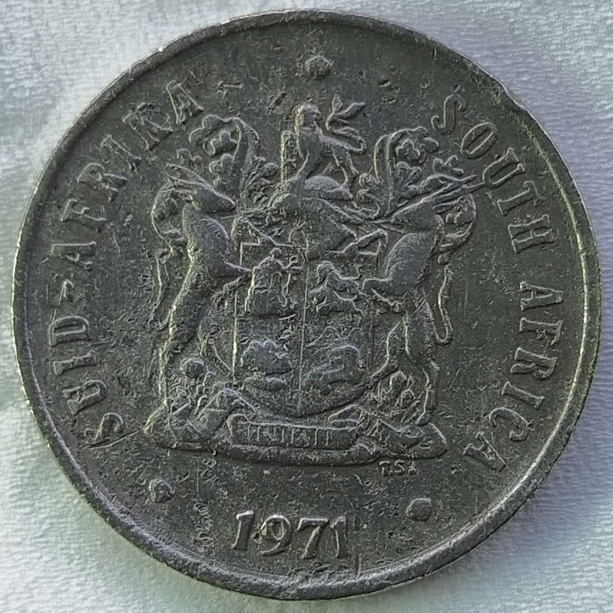 1971   20c   Coin    RSA         SUN17474
