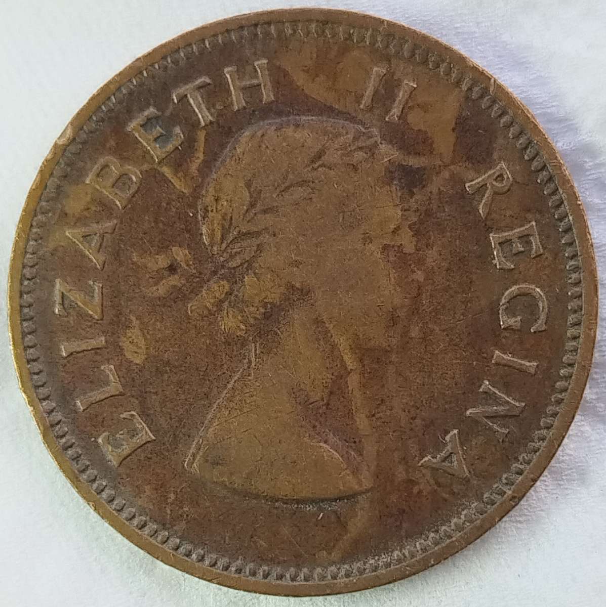 1955  HALF PENNY COIN             SUN17477