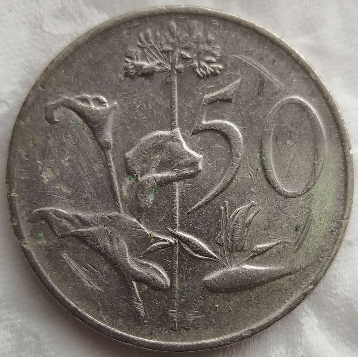 1985   50c   COIN  RSA                    SUN17523