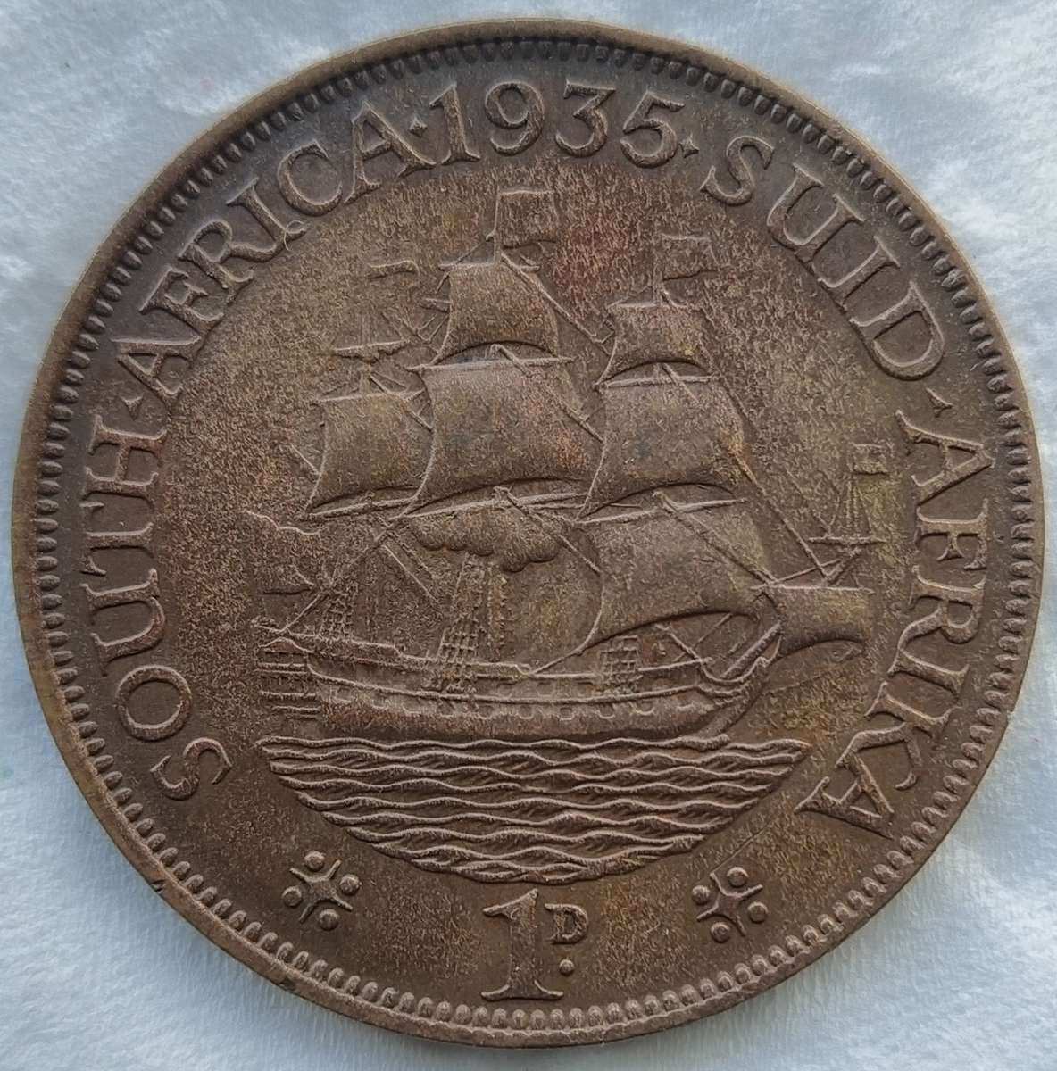 1935     PENNY  COIN        SA                       SUN17529