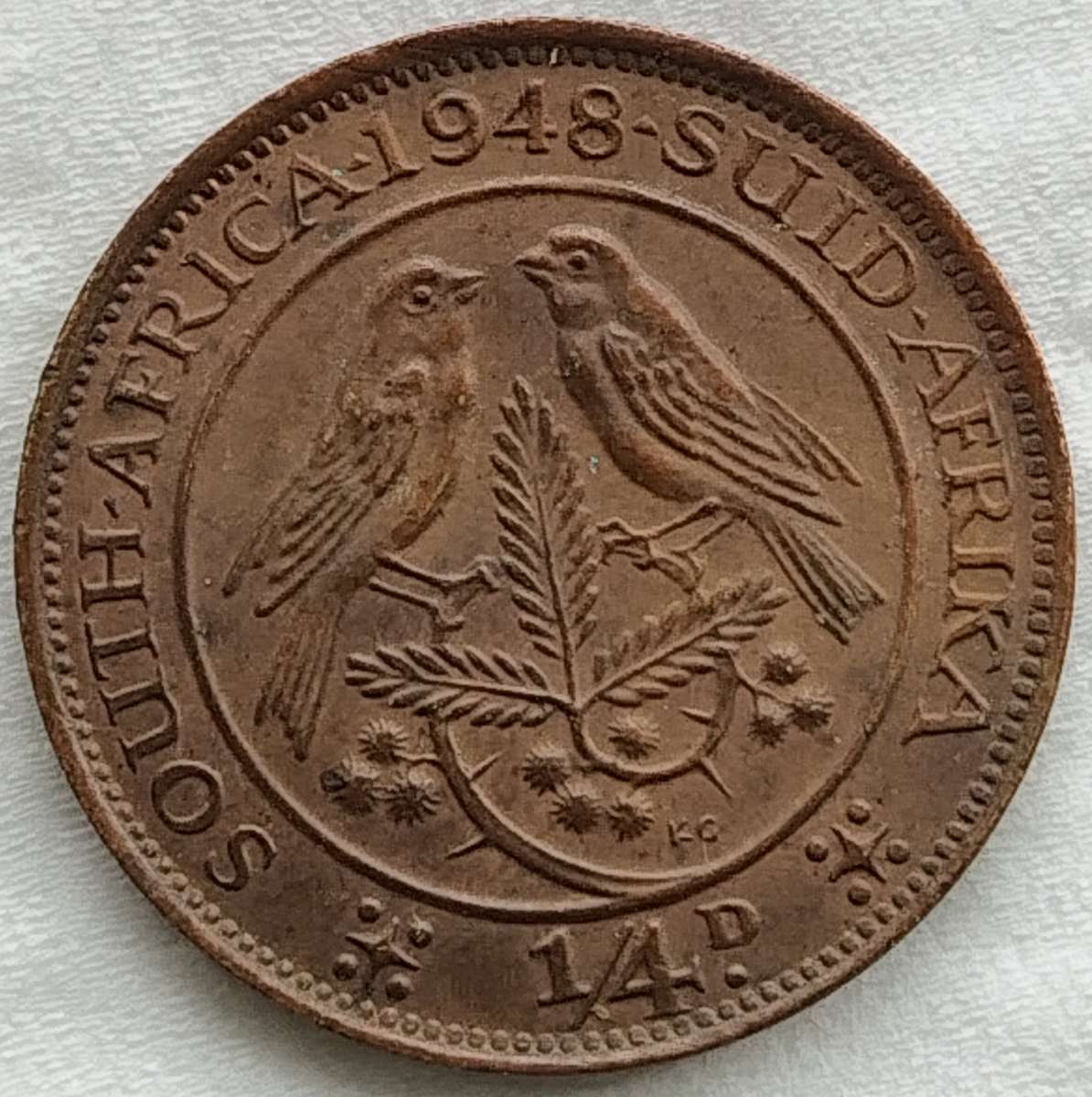 1948      QUARTER  PENNY  COIN        SA                       SUN17592