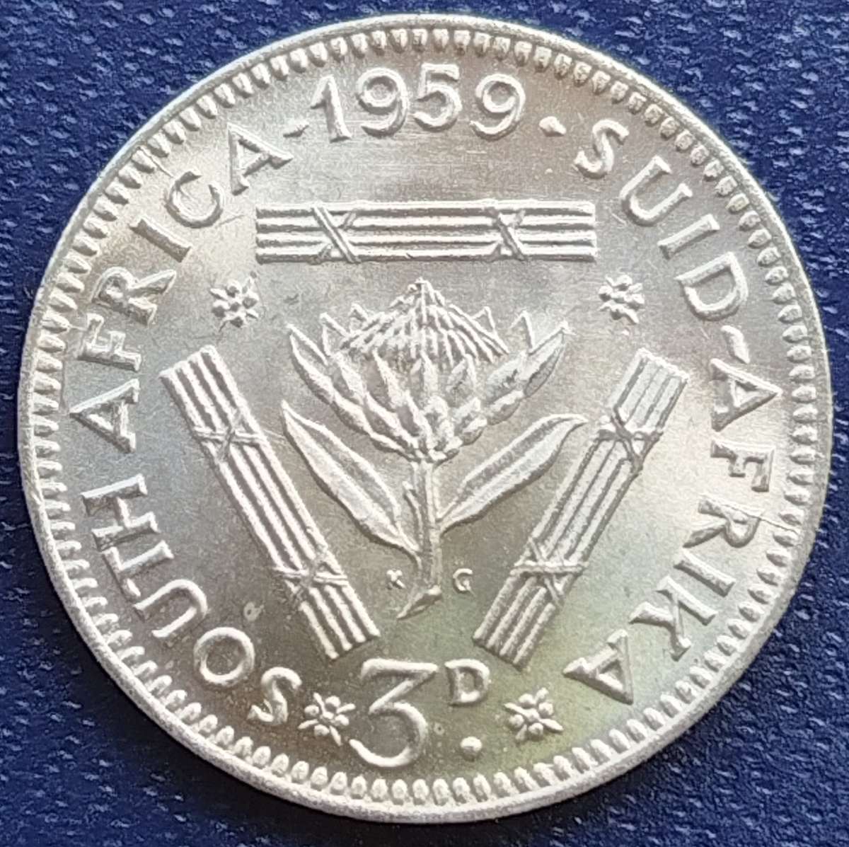 1959  Threepence Coin   (SILVER   0.500)             SUN17618