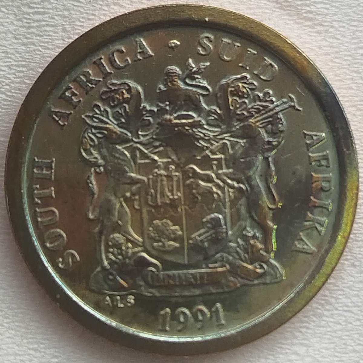 1991   5c  COIN    RSA                      SUN17671