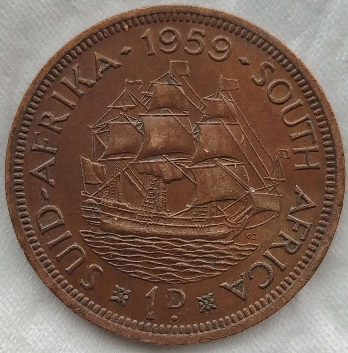 1959     PENNY  COIN        SA                       SUN17710