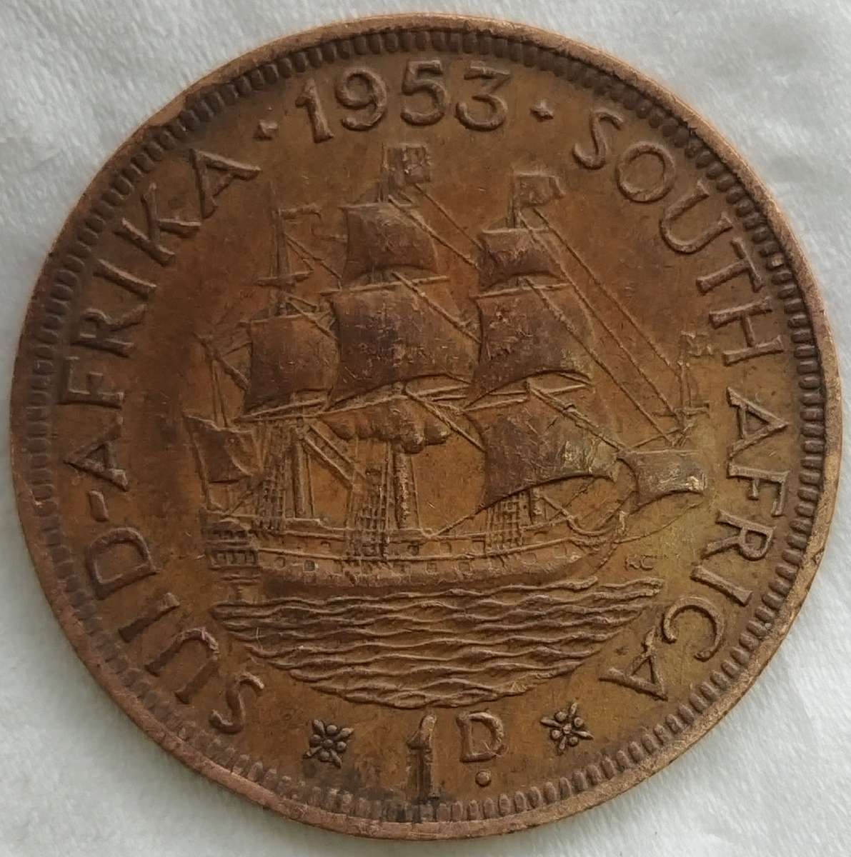 1953     PENNY  COIN        SA                       SUN17718
