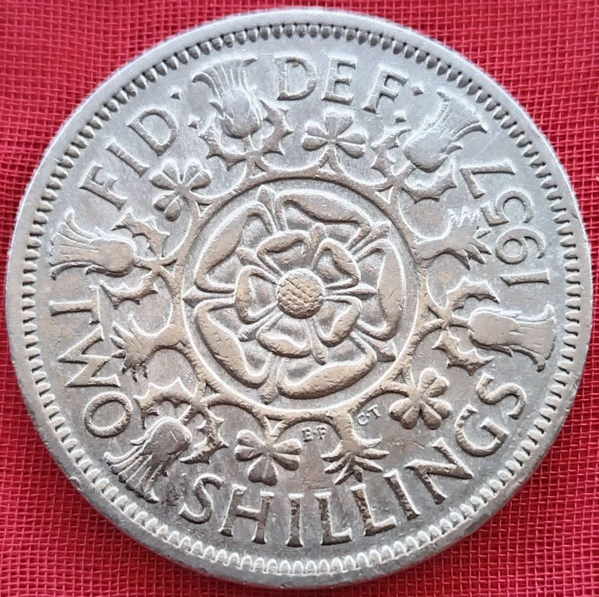 1957 -   TWO SHILLING Coin      United Kingdom         SUN17840