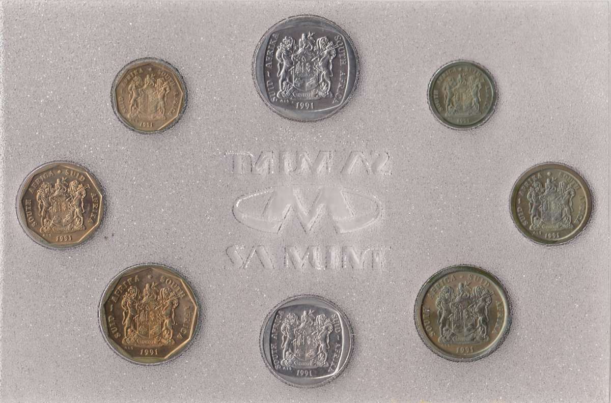 1991    SA Uncirculated Mint Pack -   SEALED     1991-037