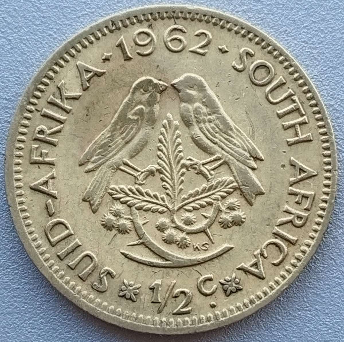 1962  1/2 CENT      RSA       SUN17874