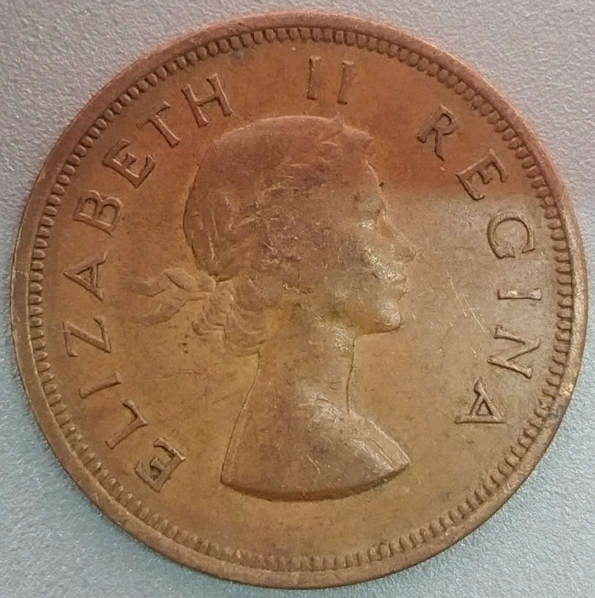 1958     PENNY  COIN        SA                       SUN17880