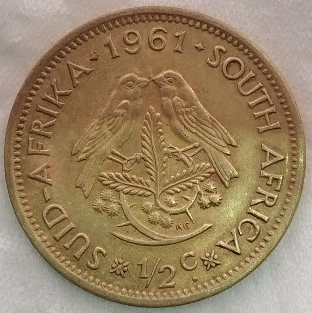 1961  1/2 CENT      RSA       SUN17881