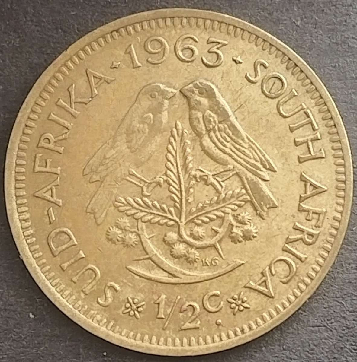 1963  1/2 CENT      RSA       SUN17888