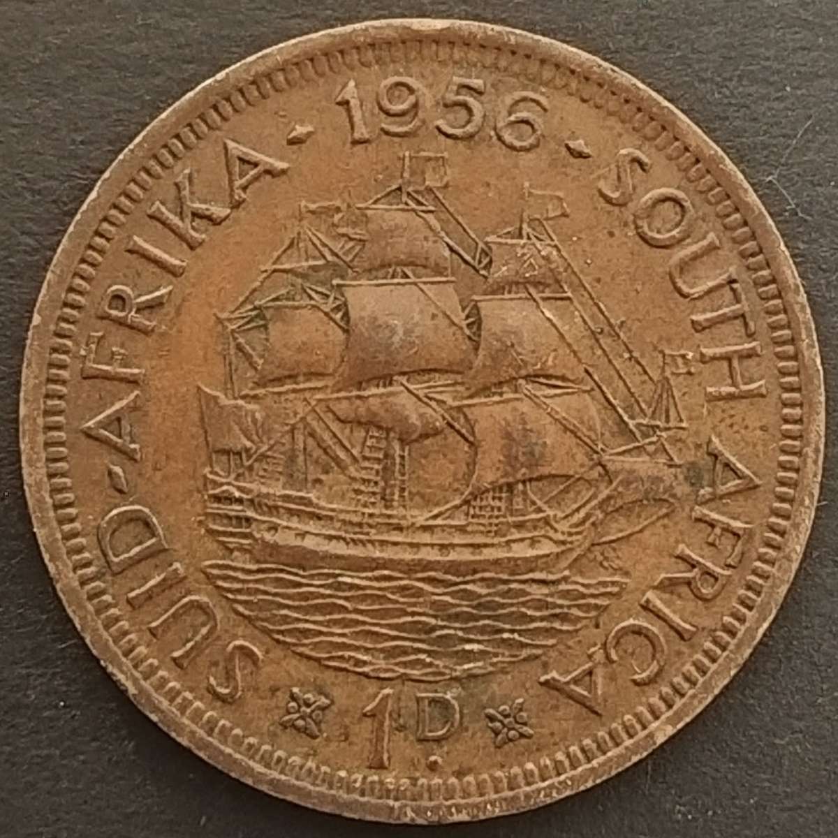 1956     PENNY  COIN        SA                       SUN17908