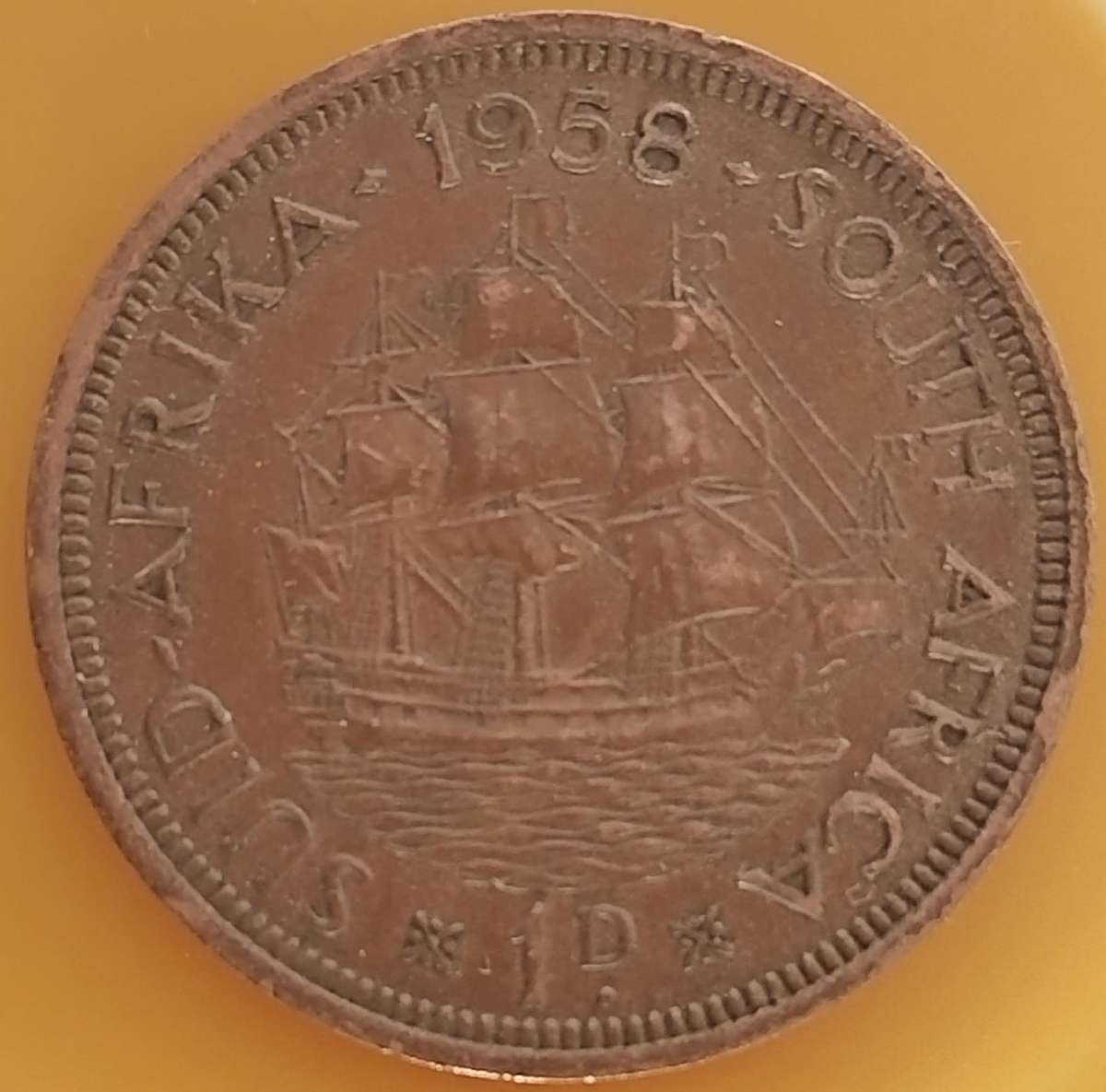 1958     PENNY  COIN        SA                       SUN17970