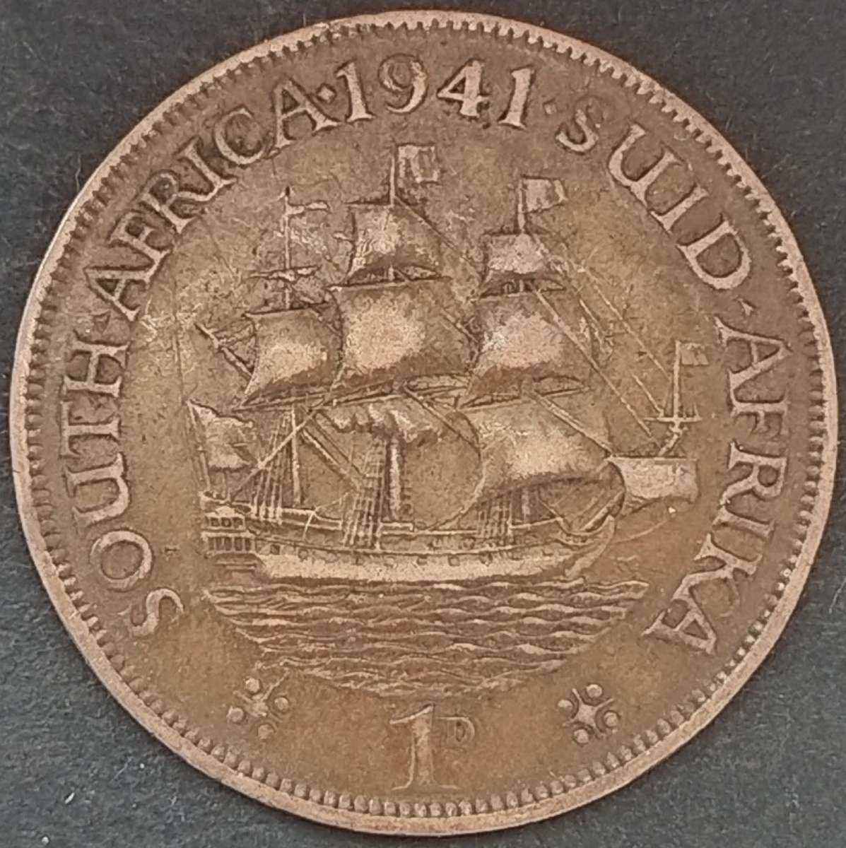 1941    PENNY  COIN        SA                       SUN17976