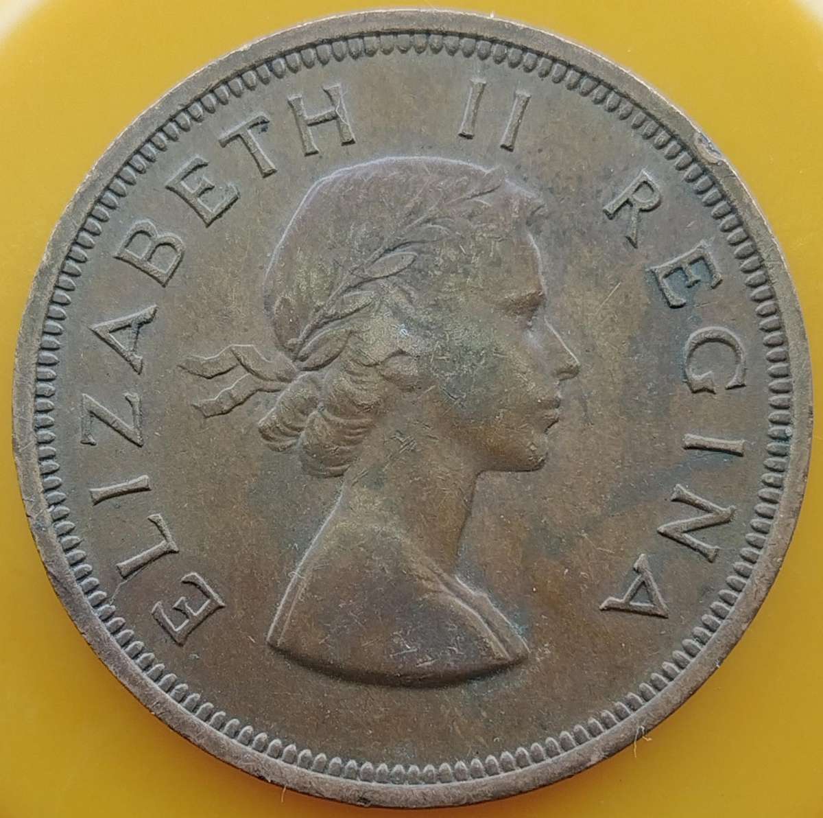 1957    PENNY  COIN        SA                       SUN18010