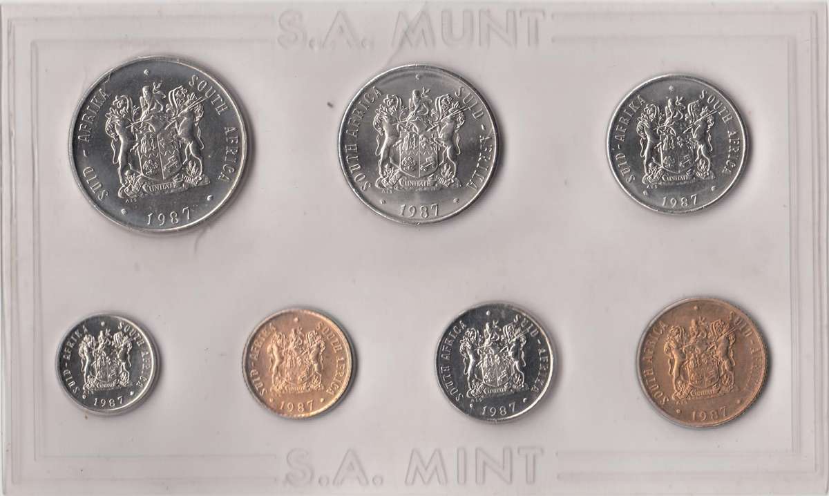 1987 MINT PACK UNC SEALED     1987-114