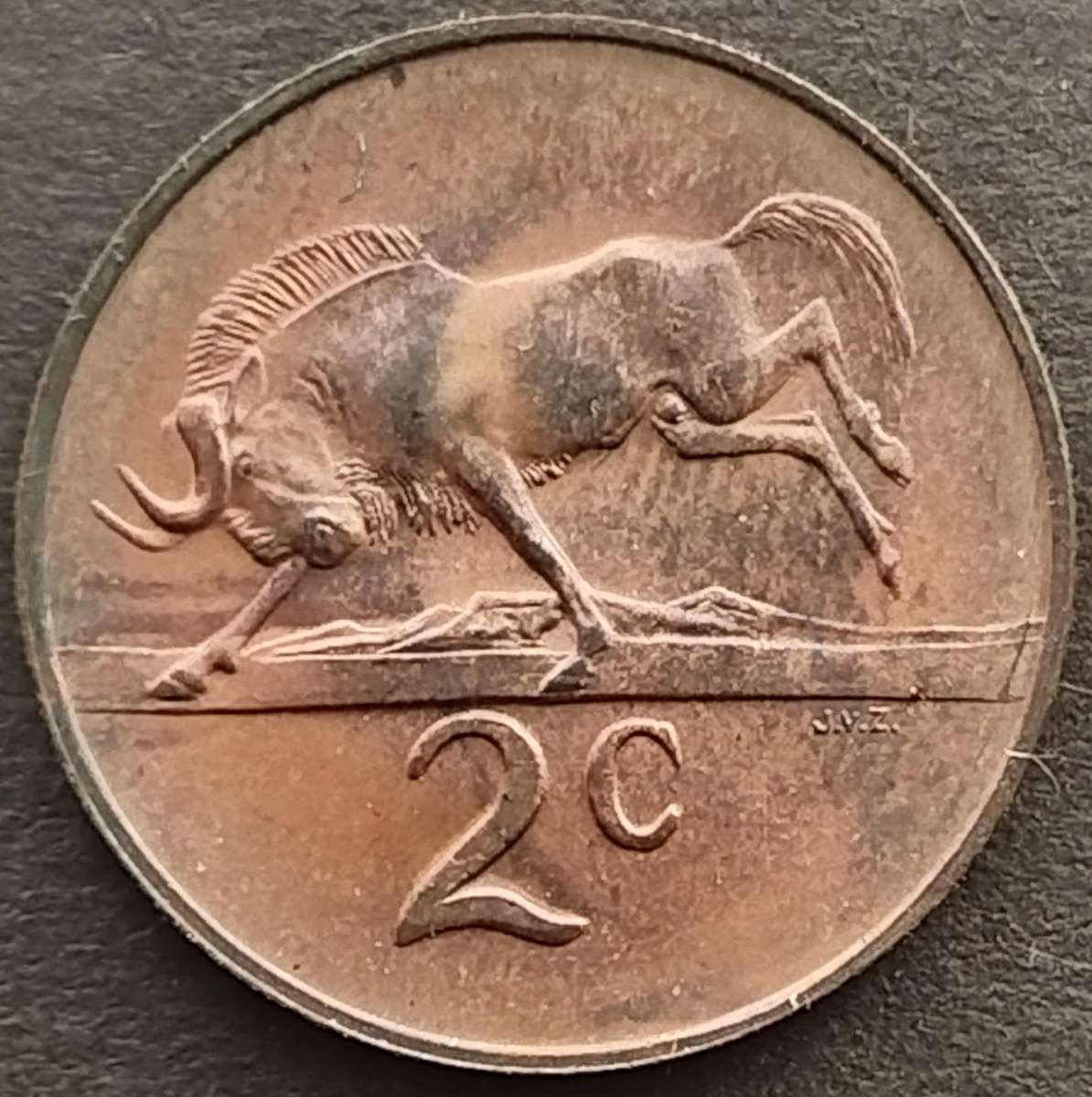 1967   2c   COIN   (Afrikaans)       SUN18128~