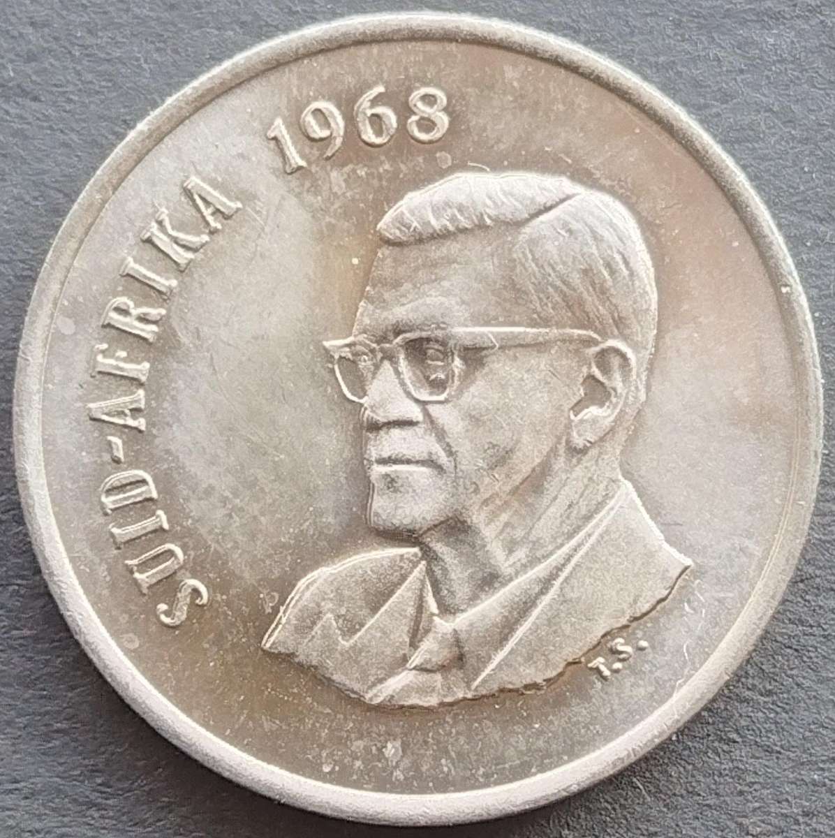 1968   20c   COIN   (Afrikaans)       SUN18145